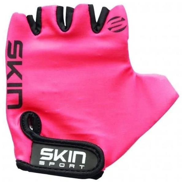 Imagem de Luva Aberta Skin Sport Fun Meio Dedo Ciclismo Mtb Speed Rosa - P