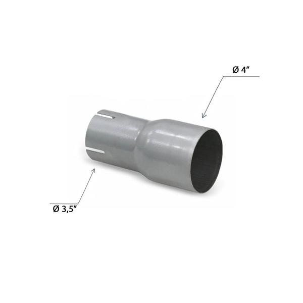 Imagem de Luva Adaptadora Ampliação Escapamento De 3,5 Polegadas P/ 4