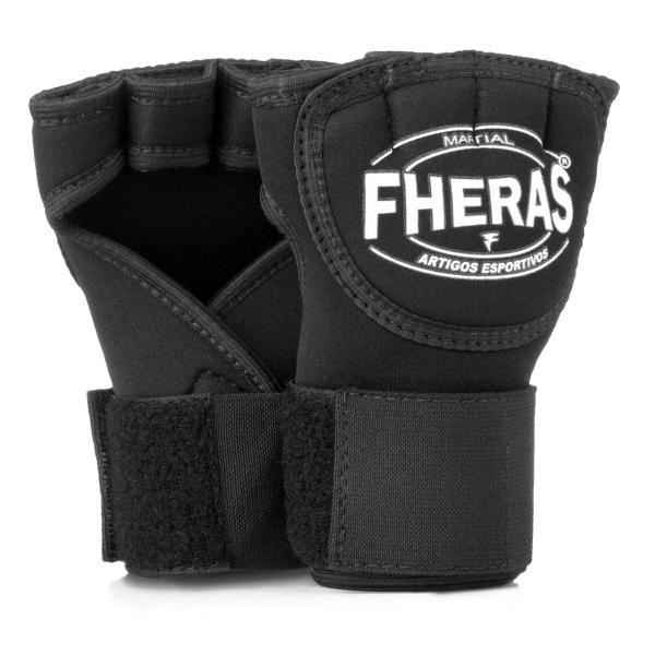 Luva Bandagem Ultra Rápida Boxe Muay Thai Preto Fheras Imagem de Luva Bandagem Ultra Rápida Boxe Muay Thai Preto Fheras