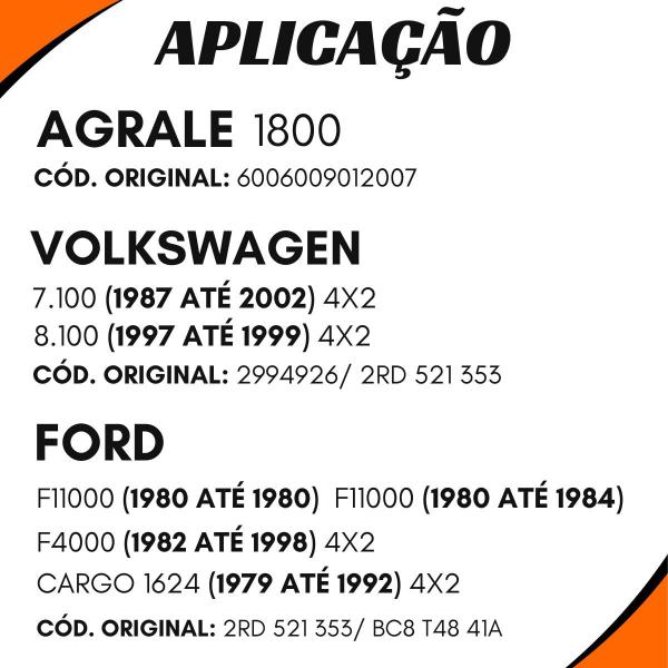 Imagem de Luva Cardan Vw 2rd521353/ Agrale 1800/ Ford 2rd521353 16 Estrias (5-160x) Aço