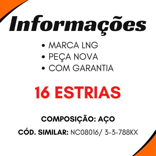 Imagem de Luva Cardan Vw 2rd521353/ Agrale 1800/ Ford 2rd521353 16 Estrias (5-160x) Aço