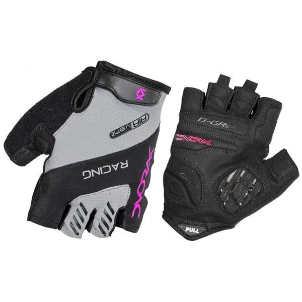 Imagem de Luva Ciclismo Dedo Curto Gel DVORAK DK8845 Racing Rosa MTB