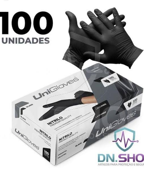 Imagem de Luva Classico Latex Com Pó Não Esteril Black Grande