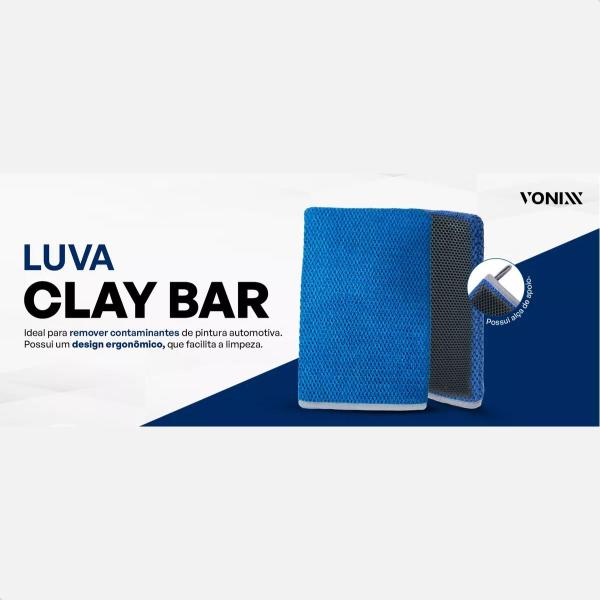 Imagem de Luva Clay Bar Automotiva Para Descontaminar Pintura Vonixx