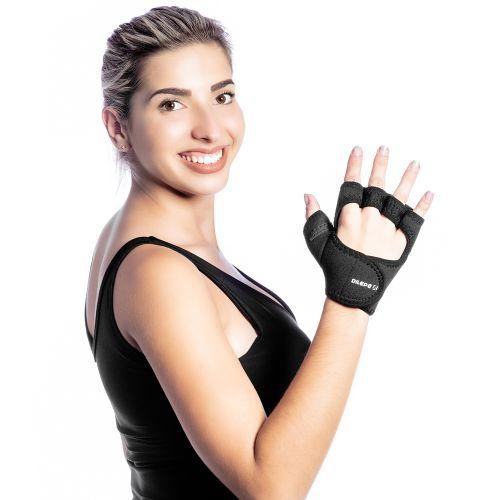 Luva Com Polegar Neoprene Preta - DE385 - DILEPÉ Imagem de Luva Com Polegar Neoprene Preta - DE385