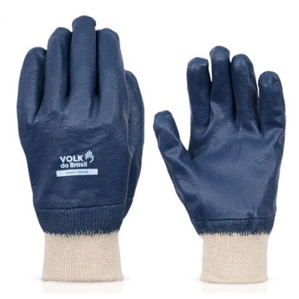 Luva de Banho Nitrílico Total Volk Volknit Malha Ca 25084 Imagem de Luva de Banho Nitrílico Total Volk Volknit Malha Ca 25084