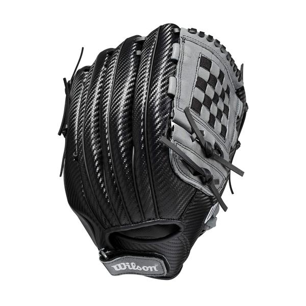 Imagem de Luva de beisebol Wilson A360 12.5" Outfield Preta/Cinza RHT