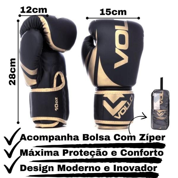 Imagem de Luva de Boxe e Muay Thai Diversas Cores e Tamanhos Vollo