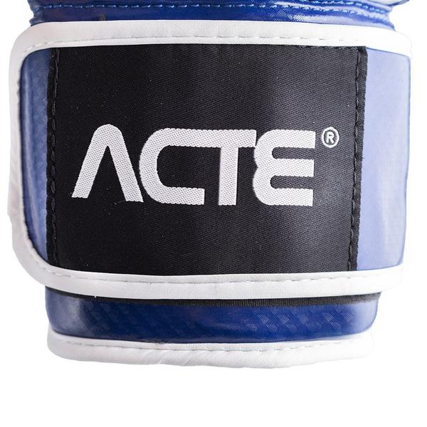 Imagem de Luva de Boxe e Muay Thai Premium Azul e Branco 10oz P15-10 Acte Sports