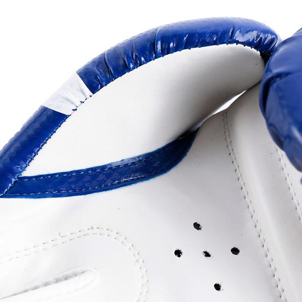 Imagem de Luva de Boxe e Muay Thai Premium Azul e Branco 12oz P15-12 Acte Sports