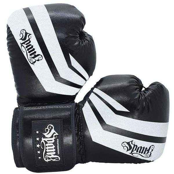 Imagem de Luva De Boxe E Muay Thai Semi-Pro Spank - Preta - 12Oz