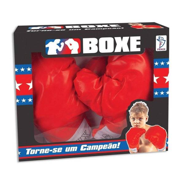 Imagem de Luva de Boxe Infantil Vermelha - Fênix BX-177