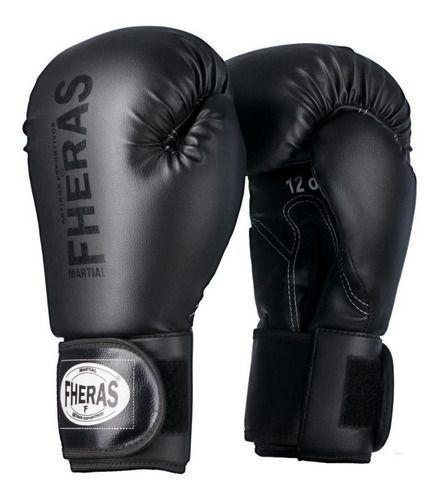 Imagem de Luva de Boxe / Muay Thai Fheras Pro All Black