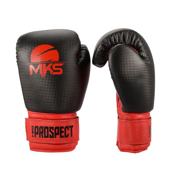 Imagem de Luva de Boxe Muay Thai MKS Combat New Prospect Black &amp Red