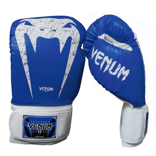 Imagem de Luva de Boxe Venum Giant Brasil Azul