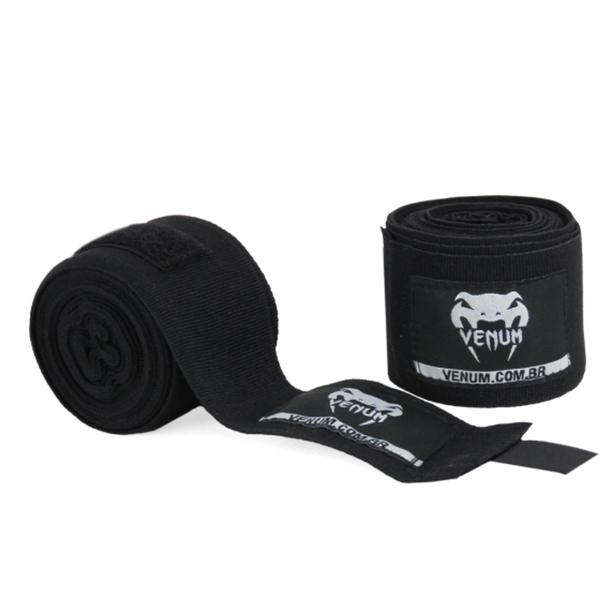 Luva De Boxe Venum Giant Brasil Branca + Bandagem Preta 4M + Protetor Bucal Preto - Venum Imagem de Luva De Boxe Venum Giant Brasil Branca + Bandagem Preta 4M + Protetor Bucal Preto - Venum