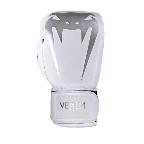 Imagem de Luva de Boxe Venum Giant Full Logo Pro - Branco