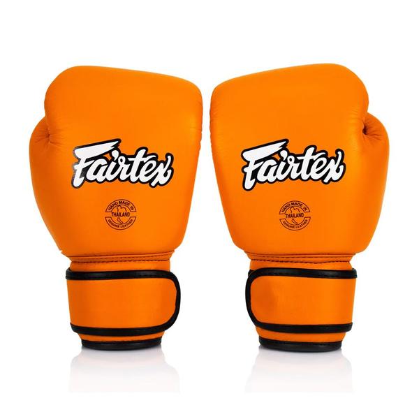 Imagem de Luva de Couro Fairtex Muay Thai Boxe BGV16 Orange