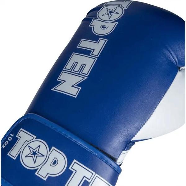 Imagem de Luva de couro para Kickboxing Wako aprovado, Boxe e Muay Thai 10 Oz - Top Ten "Star XLP"