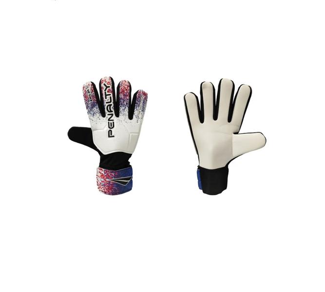 Imagem de Luva de Goleiro Delta 1 XXIII Branco e Vermelho Penalty