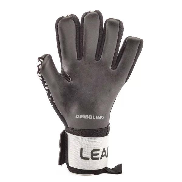 Imagem de Luva de Goleiro Dribbling Leader 22 PRO SR Masculino - Preto e Branco