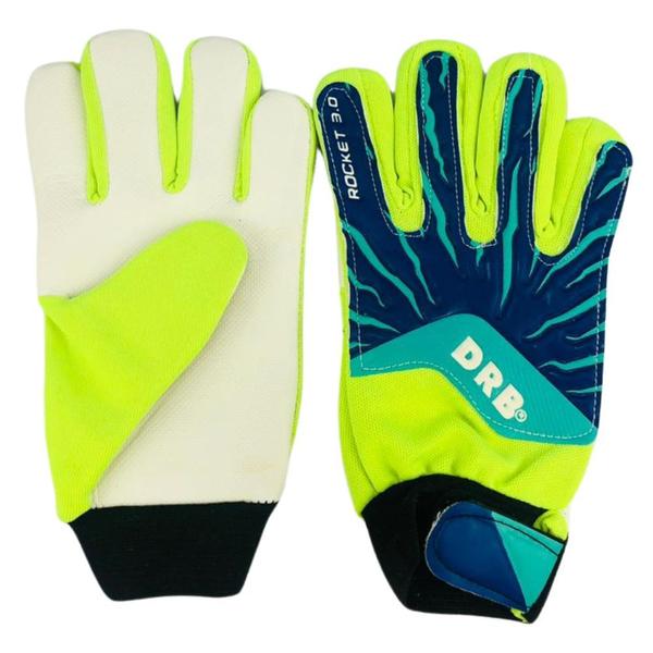 Imagem de Luva De Goleiro Infantil DRB  Goalkeeper  Azul E Verde