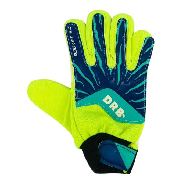 Imagem de Luva De Goleiro Infantil DRB  Goalkeeper  Azul E Verde