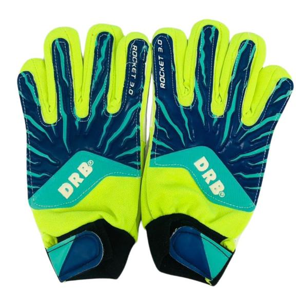 Imagem de Luva De Goleiro Infantil DRB  Goalkeeper  Azul E Verde