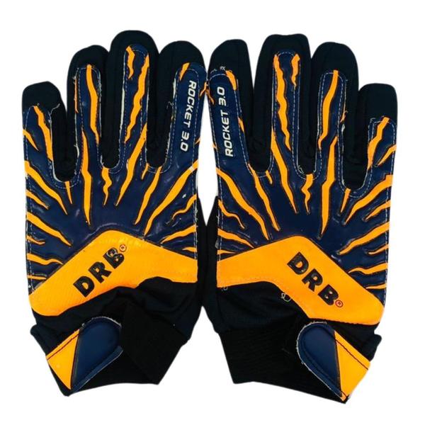 Imagem de Luva De Goleiro Infantil DRB  Goalkeeper Laranja com Azul