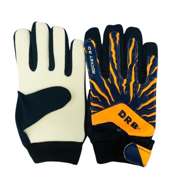 Imagem de Luva De Goleiro Infantil DRB  Goalkeeper Laranja com Azul