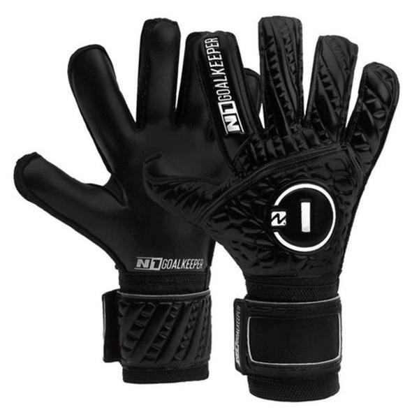 Imagem de LUVA DE GOLEIRO PROFISSIONAL N1 CRONOS Black tamanho 8 + Meia Antiderrapante- Envio Mesmo DIA 