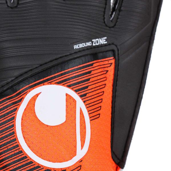 Imagem de Luva de Goleiro Uhlsport Starter Resist+ Preto e Laranja - Adulto