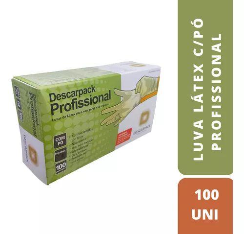 Luva de Látex com Pó multiuso para beleza, estética, clinicas, cozinha - Descarpack Tam G Imagem de Luva de Látex com Pó multiuso para beleza, estética, clinicas, cozinha - Descarpack Tam G