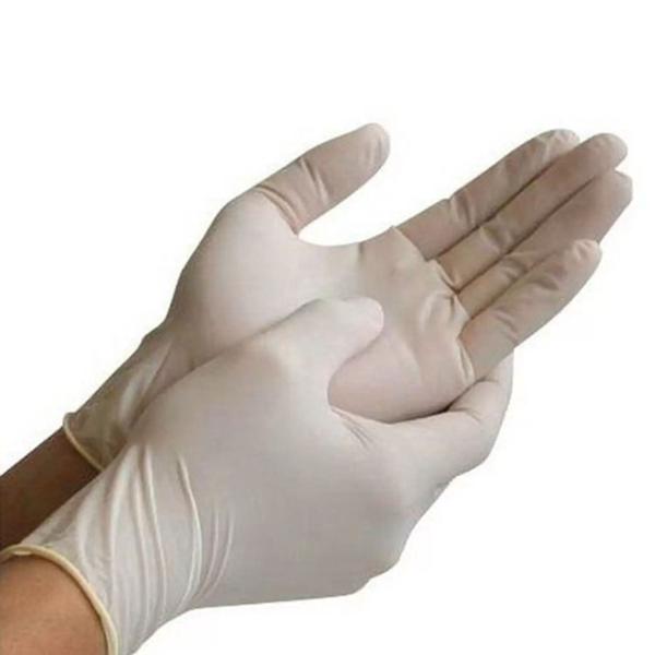 Luva de Látex com Pó multiuso para beleza, estética, clinicas, cozinha - Descarpack Tam G Imagem de Luva de Látex com Pó multiuso para beleza, estética, clinicas, cozinha - Descarpack Tam G