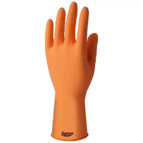 Luva De Látex Sanro Multiuso Laranja Kit 5 Imagem de Luva De Látex Sanro Multiuso Laranja Kit 5