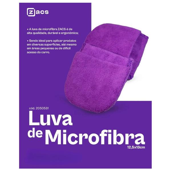 Imagem de Luva de microfibra 12,5x13cm - zacs