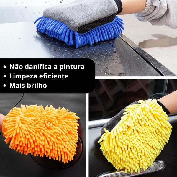 Imagem de Luva De Microfibra Para Lavagem Automotiva Em Gera