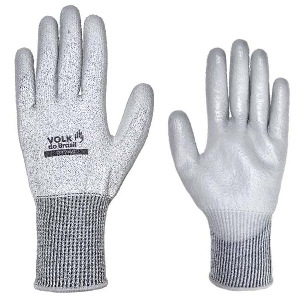 Luva de Proteção Anticorte com PU Cut Smart - Volk Imagem de Luva de Proteção Anticorte com PU Cut Smart - Volk