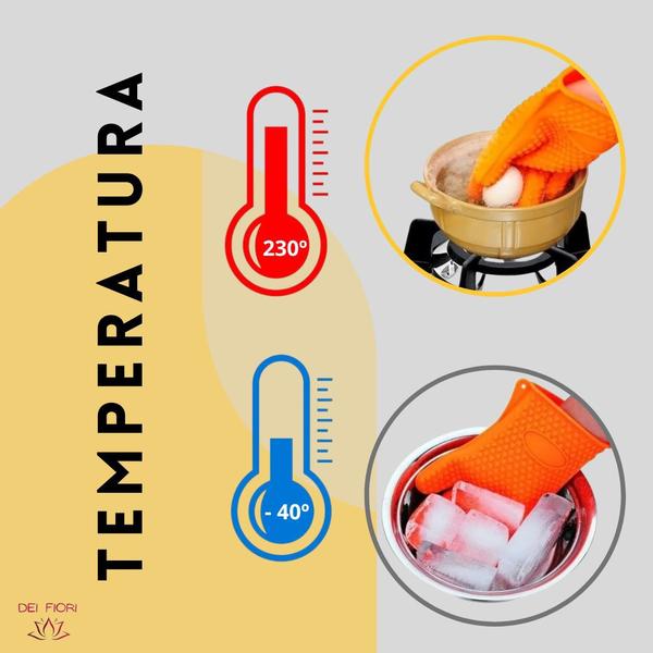 Imagem de Luva de Silicone Resistente ao Calor Forno Fogão 1 Un