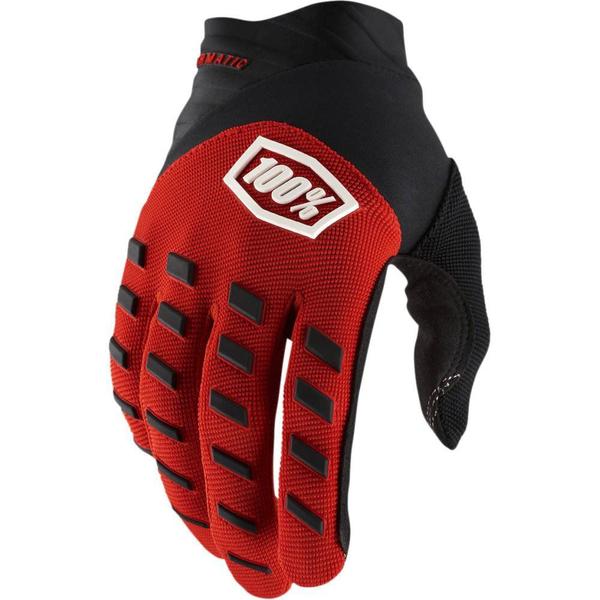 Imagem de Luva De Trilha 100% Airmatic Motocross Ciclismo Off Road Vermelho Preto