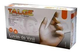 Imagem de Luva de vinil c/talco talge c/100  g