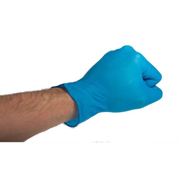 Luva Descartável Nitrilica Azul Tam.G com 50 peças 12123090109 - Lalan Imagem de Luva Descartável Nitrilica Azul Tam.G com 50 peças 12123090109 - Lalan