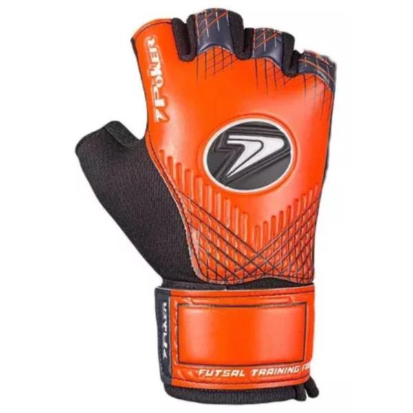 Imagem de Luva Goleiro Futsal Poker Training Focus Preto Vermelho T07