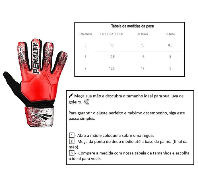 Imagem de Luva Goleiro Juvenil Penalty Delta 1