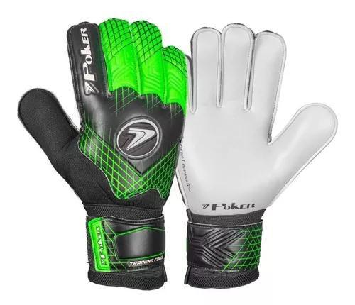 Imagem de Luva goleiro Poker Training Focus - unissex - preto+verde