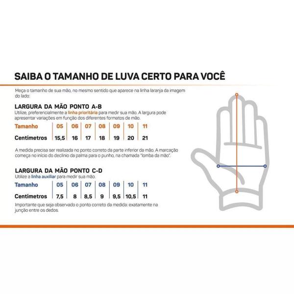 Imagem de Luva Goleiro Three Stars Touch Neoprene Profissional 