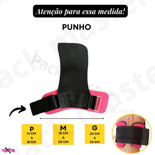 Luva hand grip pull up cross barra fixa premium botão - ThrXster Imagem de Luva hand grip pull up cross barra fixa premium botão