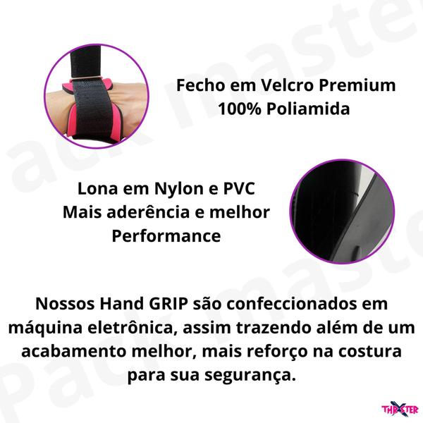 Luva hand grip pull up cross barra fixa premium botão - ThrXster Imagem de Luva hand grip pull up cross barra fixa premium botão