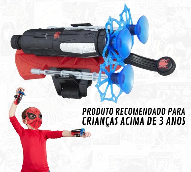 Imagem de  Luva Homem Aranha Lança Teia Spider Man Brinquedo Presente