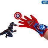 Luva infantil Lança Discos Capitão América Brinquedo Marvel Vingadores - ARTX Imagem de Luva infantil Lança Discos Capitão América Brinquedo Marvel Vingadores